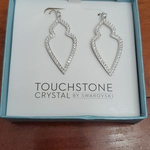 NWT Touchstone Crystal by Swarovski Earrings